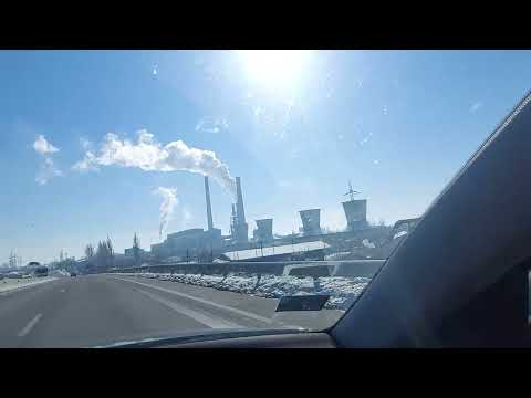 Termocentrala Ișalnița - întrare la Craiova 07.02.2023