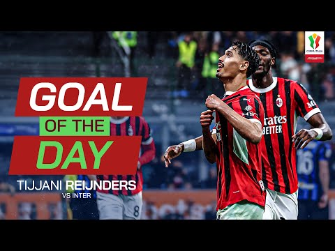 GOAL OF THE DAY | Reijnders' Goal in Slow Motion | Inter-Milan | Coppa Italia Frecciarossa 2024/25