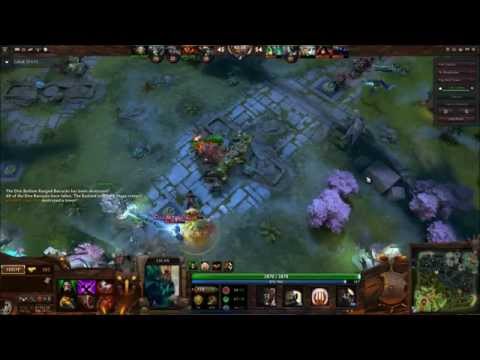Dota 2 - Lycan Base Race (36 HP left on our ancient!)
