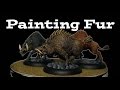How to Paint Fur on Miniatures