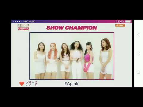 Apink -Show Champion 300th Episode Congratulatory Message By Apink  [ Vid ] 190123]