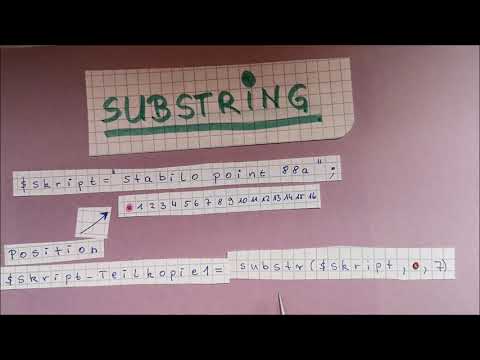 MM C001  die Substring-Funktion in Perl