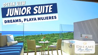 Junior Suite Ocean View | Dreams Playa Mujeres Resort | Full Walkthrough Room Tour | 4K