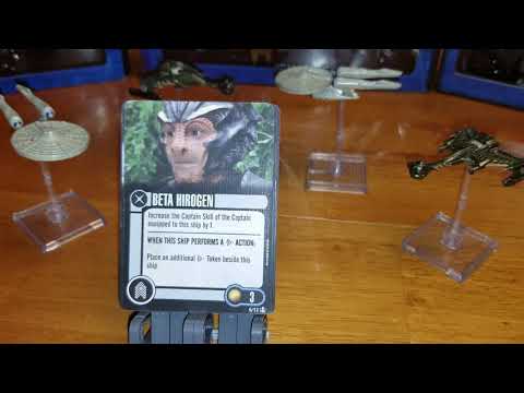 Star Trek Attack Wing Hirogen Warship card pack Review