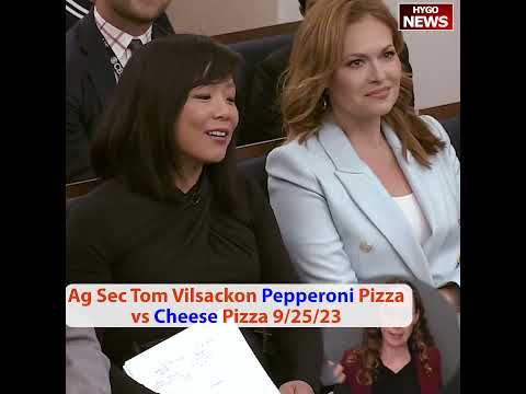 Ag Sec Tom Vilsackon on Pepperoni Pizza vs Cheese Pizza