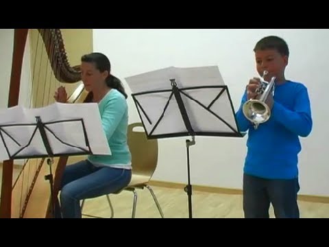 8 year old trumpet kid playing Clarke (Trailer)