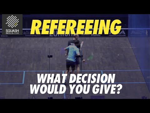 Squash Refereeing: Mohamed Abouelghar v Nicolas Müller - Yes let