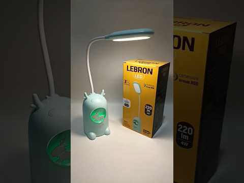 Настольная LED лампа с аккумулятором Lebron 15-13-58 USB 4W "оленёнок" 220Lm 4100K 1200mAh L-TL-L-58 зеленая - фото 1 - id-p2393676253