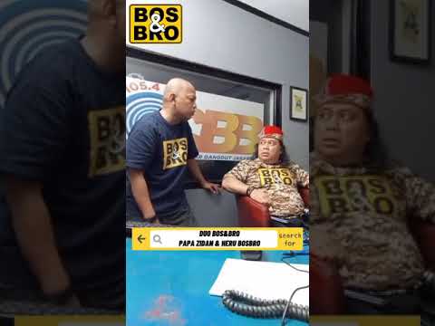 DUO KOMEDIAN BOS&BRO - BALADA RUANG SIARAN DIRADIO CBB 105.4 FM JAKARTA