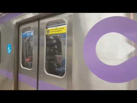 PA da Frota P: "Estação Santa Cruz" da Linha 5 Lilás em 28 09 2018