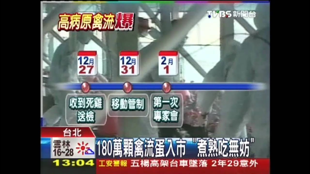 180萬顆禽流蛋入市 「煮熟吃無妨」