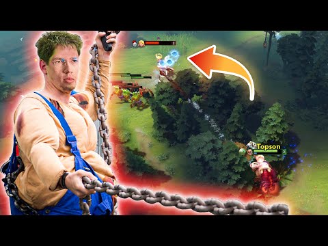 How Topson's PUDGE almost never misses a HOOK! 🍖🥩