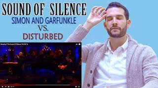 VOCAL COACH reacts to DISTURBED vs SIMON &amp; GARFUNKEL singing SOUND OF SILENCE