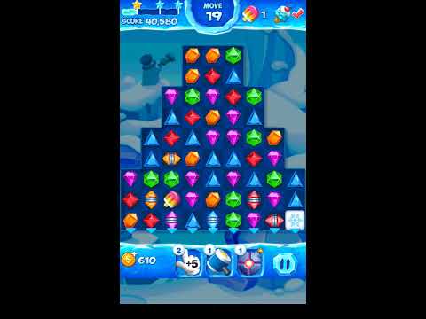 Jewel Pop Mania:Match 3 Puzzle Level 25 ( Jewel Ice Episode ) - Walkthrough ( No Booster )