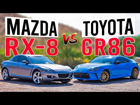 2004 Mazda RX-8 vs 2022 Toyota GR86 | Light Weight FR Battle