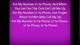 In ya phone- Trey Songz feat fabolous lyrics