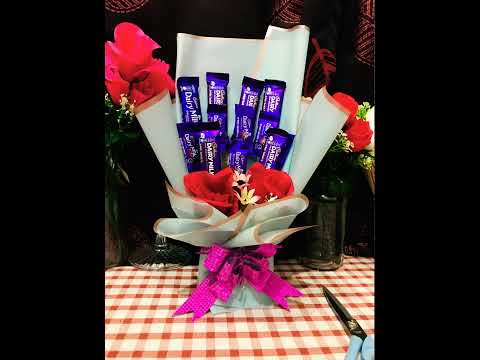 Tutorial bouquet chocolate simple ( mudah )