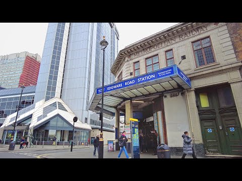 Walking Tour of London, England 🏴󠁧󠁢󠁥󠁮󠁧󠁿 Marylebone to the West End via Edgware Road - 4K 60fps