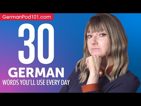 30 German Words You'll Use Every Day - Basic Vocabulary #43