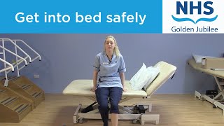 How to get into bed safely