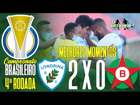 [Série C '20] 4ª Rodada | Londrina EC 2 X 0 Boa Esporte | Melhores Momentos | TV ARTILHEIRO