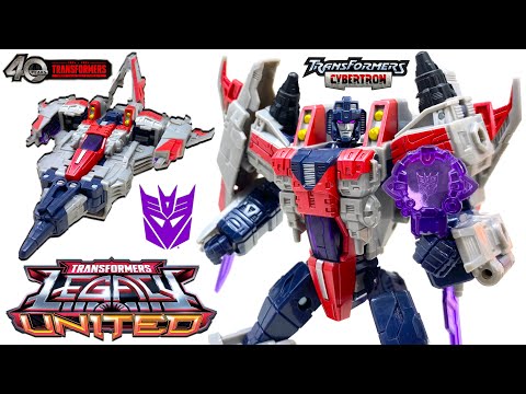 WOW! Transformers LEGACY United CYBERTRON UNIVERSE Voyager Class STARSCREAM Review