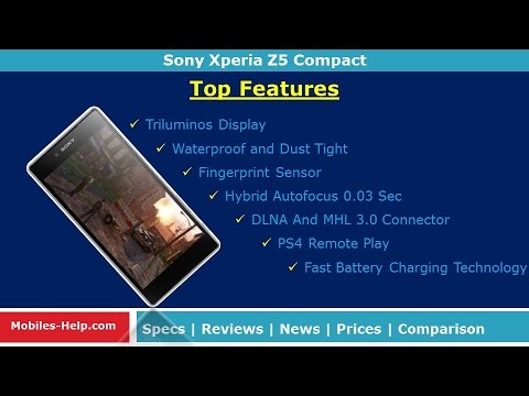 Sony Xperia Z5 Compact - Top Features