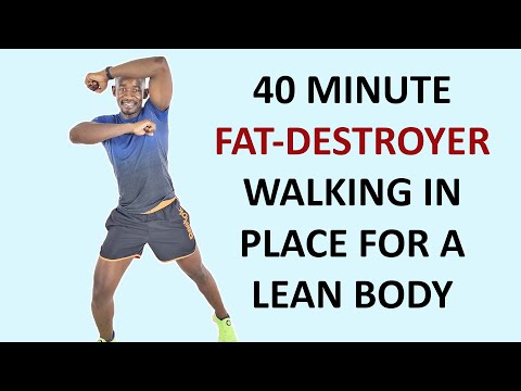 45 Minute Intense Running Workout at Home for Slimming 400 Calories