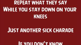 The Letter Black - &quot;Sick Charade&quot; {Lyrics}