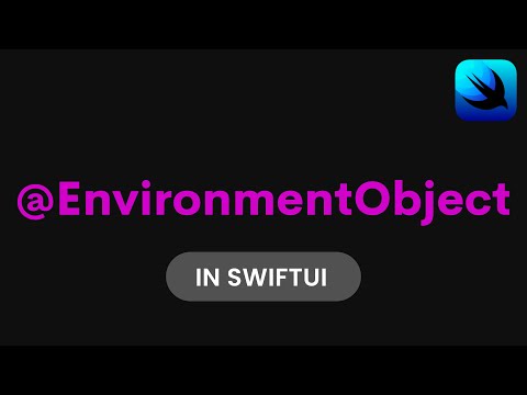 How to use EnvironmentObject in SwiftUI (SwiftUI Tutorial, SwiftUI Data Flow) thumbnail