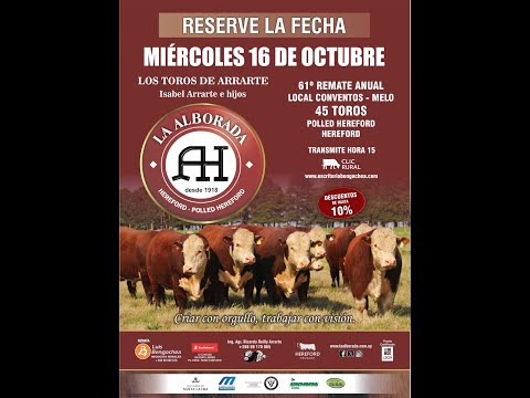 16/10/2024  La Alborada - Bengochea SRL, Luis A. / Local Conventos, Melo - Cerro Largo