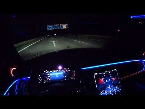 2022 Mercedes-Benz S 580 L 0-257km/h - Autobahn | Zeiten messen | POV