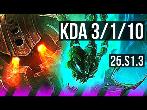 NAUTILUS & Aphelios vs THRESH & Jinx (SUP) | 3/1/10 | KR Grandmaster | 25.S1.3