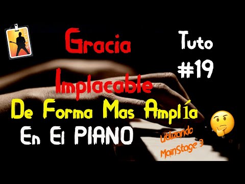 🎶🎵 Gracia Implacable 🎹 PIANO 🎹 Implacable grace PIANO TUTORIAL🎵🎶