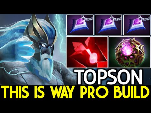 TOPSON [Zeus] This is Way Pro Build Full Null Talisman Dota 2