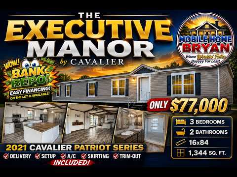 2021 Cavalier Bank Repo Home | Executive Manor | 3 Bed 2 Bath | ONLY $77,000 | Full Tour