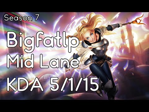 Bigfatlp - Lux vs Cassiopeia - NA - Gameplay Highlight S7