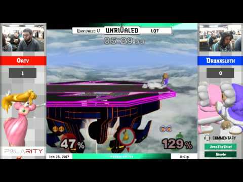 Unrivaled 5 Melee - Oaty (Peach) vs Drunksloth (ICs) - Losers Quarters