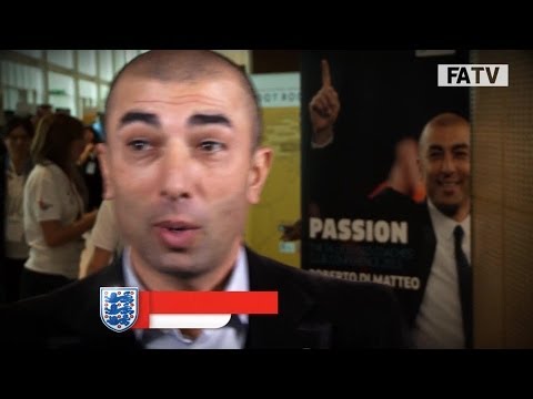 Roberto Di Matteo at the FA Licensed Coaches' Club Conference