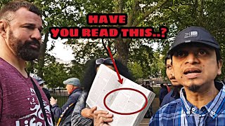 Video: In Luke 1:3, Luke was 'inspired' by other writings, and so he decided to write too - Mansur Ahmad vs Man