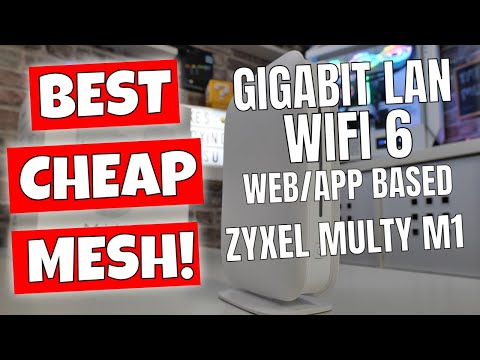 BEST Budget Wifi6 Gigabit MESH Zyxel Multy M1 WSM20 Unboxing & Overview