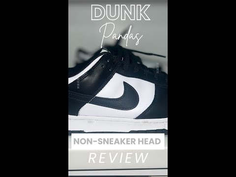 Non- Sneaker Heard REVIEWS Nike Panda Dunks Low 👟🕵️‍♂️👎👍 #nike
