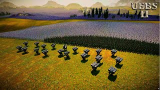 GUAN YU WARRIORS & T-45 SHOTGUNS SURROUND THE GRIM REAPERS | Ultimate Epic Battle Simulator 2 UEBS 2