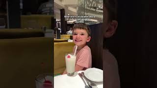 Piña colada kid is back on vacation, and this time, on a cruise with Caribbean 🫶 #pinacolada