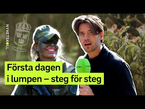 Första dagen i lumpen - steg för steg