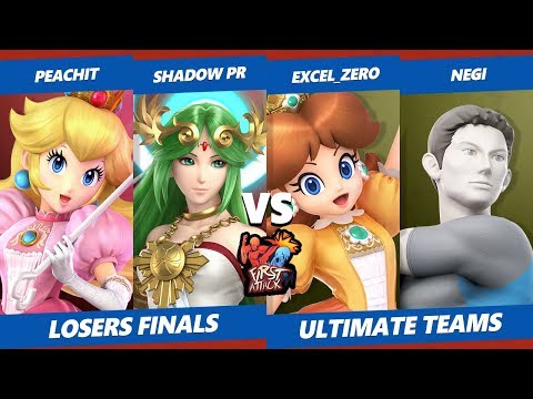 First Attack 2019 SSBU - Excel_Zero & Negi Vs. Shadow PR & Peachit - Smash Ultimate Losers Finals