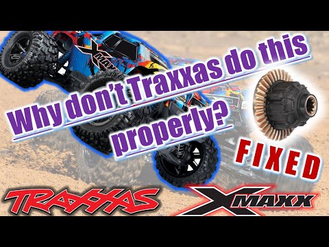 Why do Traxxas do this ! Traxxas X-Maxx diff servicing and rebuilds- changing diff oils