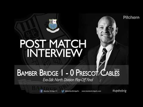 Neil Reynolds post match interview playoff final