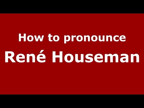 How to pronounce René Houseman (Spanish/Argentina) - PronounceNames.com