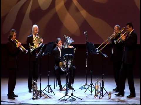 Concert brass basel plays dance from Eddie Debons live in puebla mexico 2008